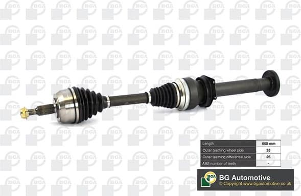Drive Shaft DS9640R