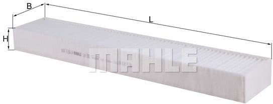 Filter, cabin air LA582 - image 2