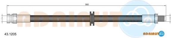 Brake Hose 43.1205