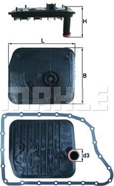 Hydraulic Filter, automatic transmission HX153D - image 2