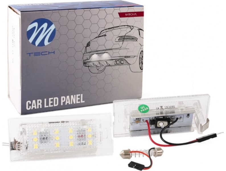 Valstybinio numerio žibintas 2X LED BMW X3 (E83), X5 (E53) - CLP001