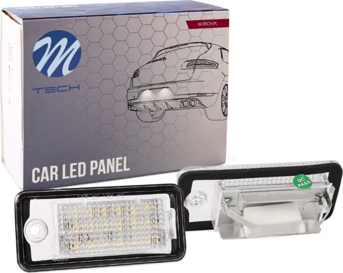 Valstybinio numerio žibintas 2X LED AUDI A3, A4, A5, A6, A8 ~02-10m