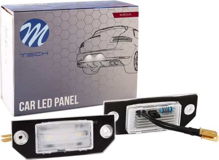 Valstybinio numerio žibintas 2X LED Ford Focus II, C-Max - CLP017