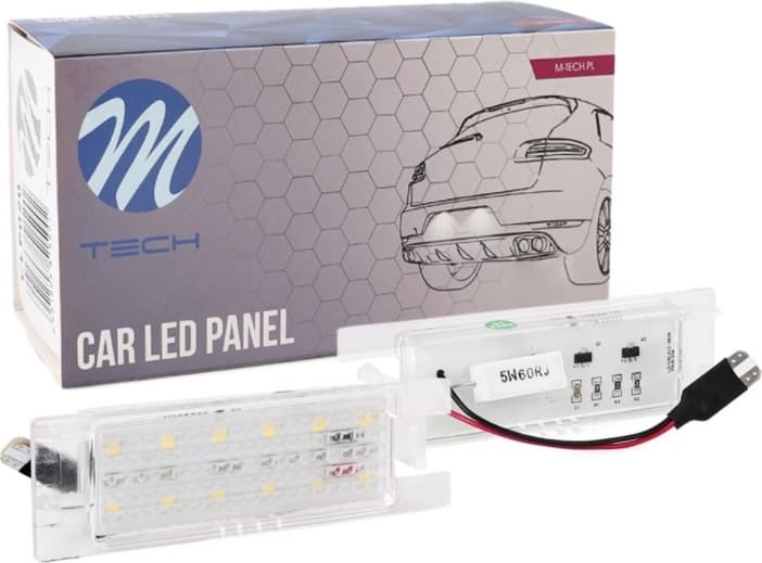 Valstybinio numerio žibintas 2X LED Opel Astra H, Zafira B, Insignia