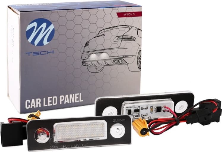 Valstybinio numerio žibintas 2X LED Skoda Octavia 1Z, Roomster 5j