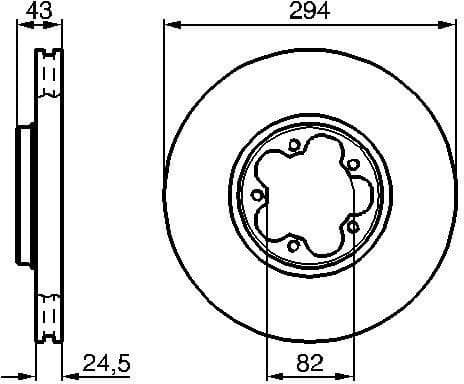 Brake Disc 0986479B29 - image 3