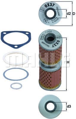 Oil Filter OX37D - image 2