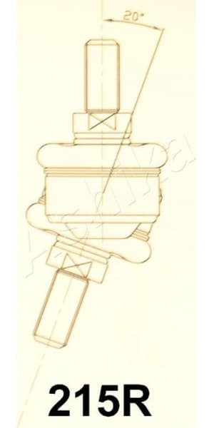 Link/Coupling Rod, stabiliser bar 106-02-215R