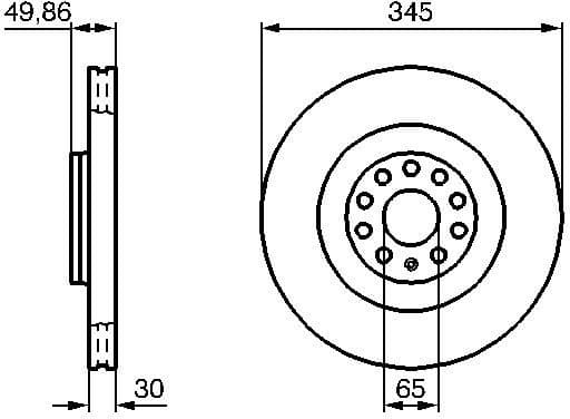 Brake Disc 0986479B87 - image 5