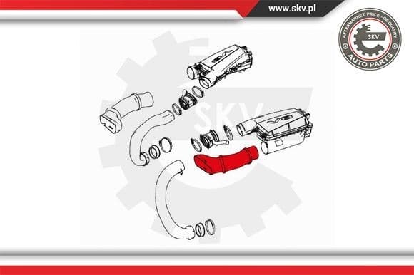 Intake Hose, air filter 43SKV913 - image 4