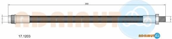 Brake Hose 17.1203