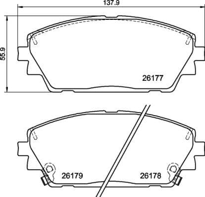 Brake Pad Set, disc brake PRIME LINE P49065