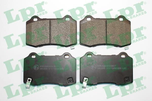 Brake Pad Set, disc brake 05P1855
