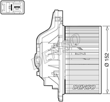 Interior Blower DEA41015