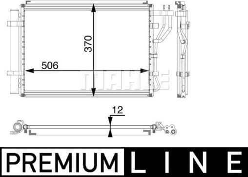 Condenser, air conditioning BEHR *** PREMIUM LINE *** AC 58 000P - image 3