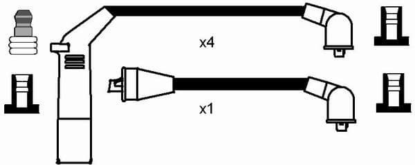 Ignition Cable Kit RC-HD408 - image 2