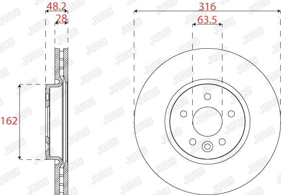Brake Disc COAT+ 563304JC