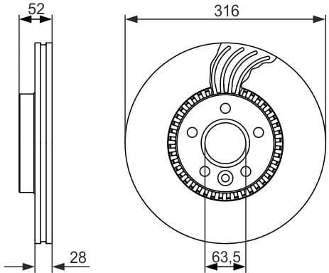 Brake Disc 0986479C19 - image 5