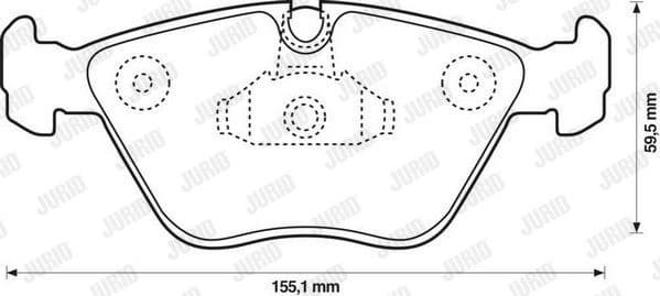 Brake Pad Set, disc brake 571994J - image 2