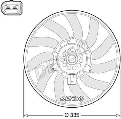 Fan, engine cooling DER02008