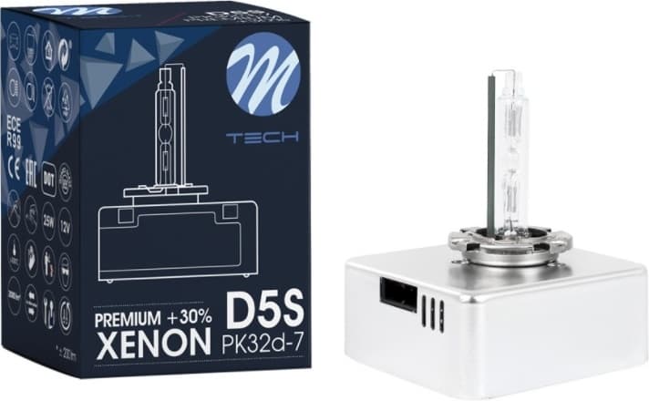 Lemputė M-TECH Xenon D5S, 4300K - D5S-4300-PREM (M-TECH) - Autoera