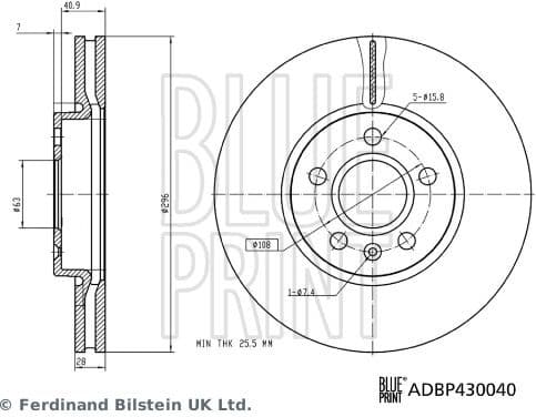 Brake Disc ADBP430040 - image 3