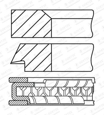 Piston Ring Set 08-451610-00