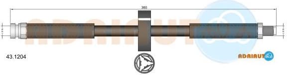 Brake Hose 43.1204
