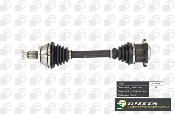 Drive Shaft DS9628L