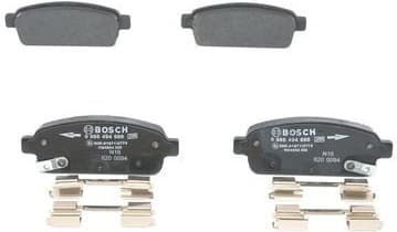 Brake Pad Set, disc brake 0986494666