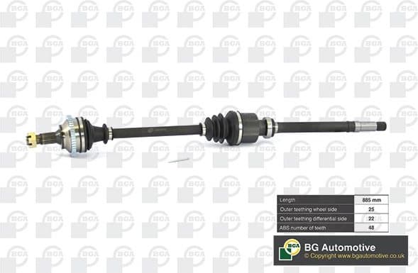 Drive Shaft DS6722RA