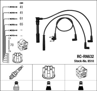 Ignition Cable Kit RC-RN632