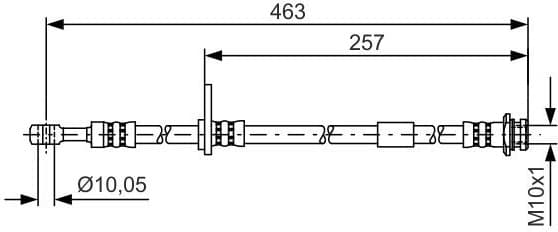 Brake Hose 1 987 481 400 - image 5