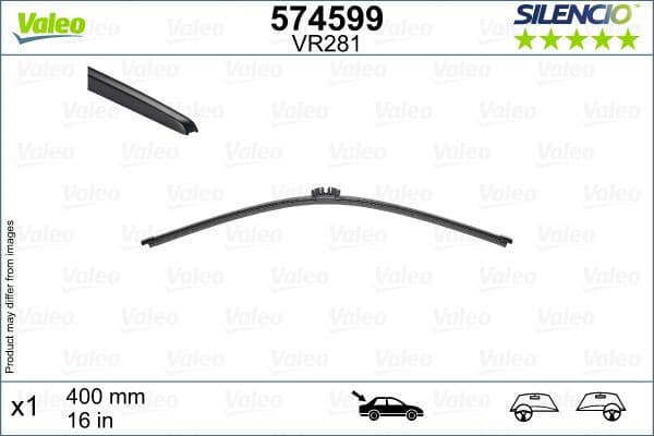 Wiper Blade SILENCIO REAR 574599