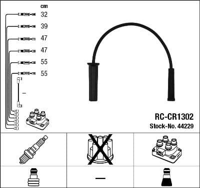 Ignition Cable Kit RC-CR1302
