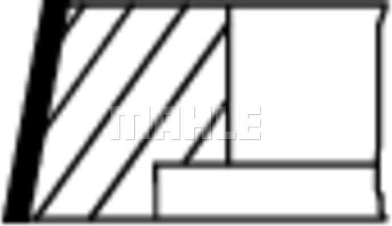 Piston Ring Set 008 05 N0 - image 2