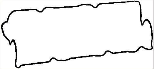 Gasket, cylinder head cover RC7388