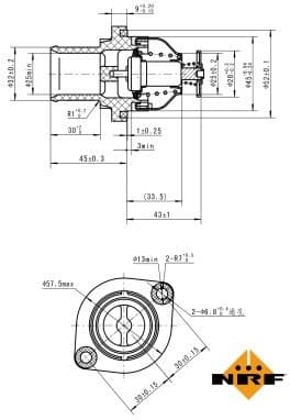 Thermostat, coolant EASY FIT 725035