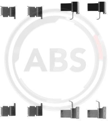 Accessory Kit, disc brake pad 1262Q