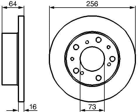 Brake Disc 0986479B24 - image 5