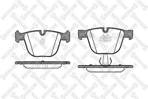 Brake Pad Set, disc brake 903 000-SX