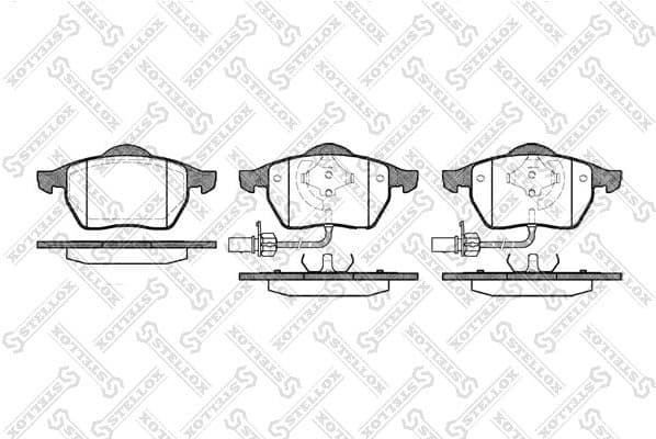Brake Pad Set, disc brake 401 022B-SX
