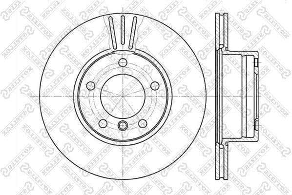 Brake Disc 6020-1536V-SX