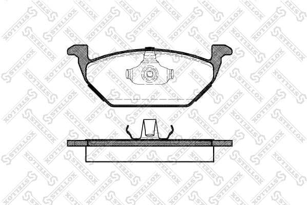 Brake Pad Set, disc brake 644 000-SX