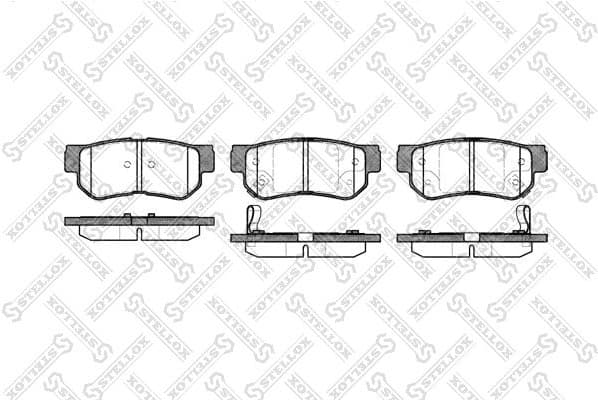 Brake Pad Set, disc brake 757 002B-SX - image 2