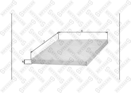 Filter, cabin air 71-10078-SX