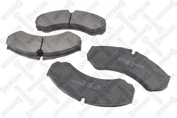 Brake Pad Set, disc brake 662 000-SX