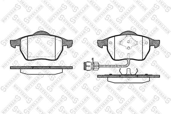 Brake Pad Set, disc brake 401 002B-SX