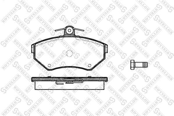Brake Pad Set, disc brake 642 010B-SX