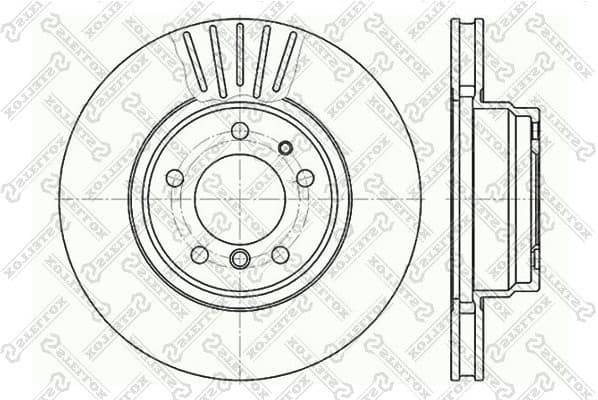 Brake Disc 6020-1534V-SX